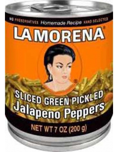 La Morena 烤干酪辣味玉米片青墨西哥辣椒片 200g