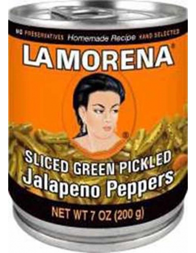 La Morena ナチョ スライスグリーンハラペーニョ 200g