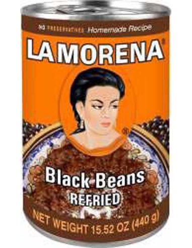 La Morena Gekühlte schwarze Bohnen 440g