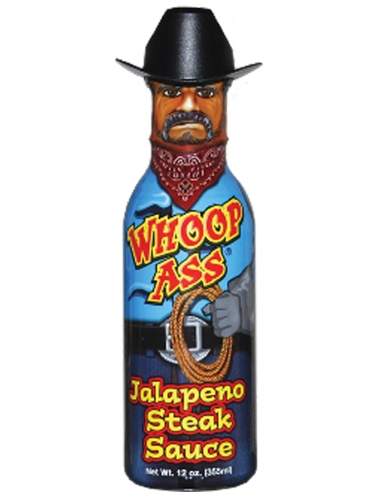 WhoopAss Jalapeno Steak Sauce 355ml x 1