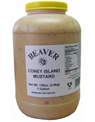 Beaverton Foods Inc Coney Island Hotdog Senape 1 gallone