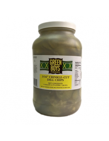 Green Boy Sottaceto all'aneto tagliato increspato 3,79 l