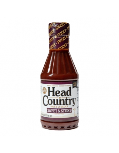 Head Country Salsa BBQ dolce e appiccicosa 566g