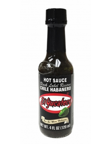 El Yucateco Black Label Hete Saus 120ml