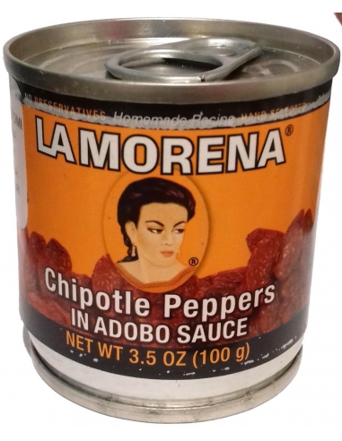 La Morena Chipotle Peppers in Adobo Sauce 100g x 10