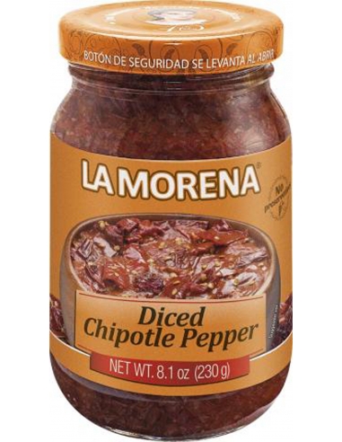 La Morena Chiles Chipotles en cubitos tarro 230g