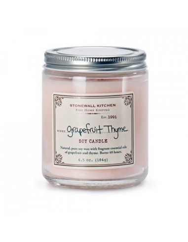 Stonewall Kitchen Grapefruit Thyme Soy Candle 184g
