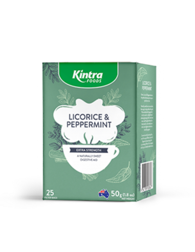 Kintra Tè alla liquirizia e menta piperita 50 g/25 bustine di tè