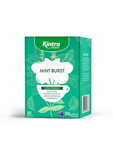 Kintra Mint Burst-thee 50 g/25 theezakjes