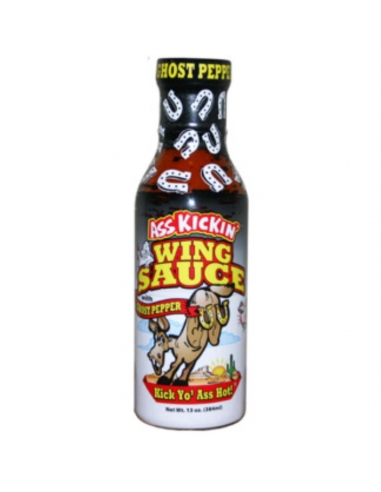 Sauce pour ailes au piment fantôme Ass Kickin' 384 ml x 1