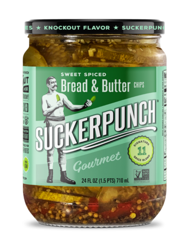 Suckerpunch Pickle Chips Brot und Butter 710 ml