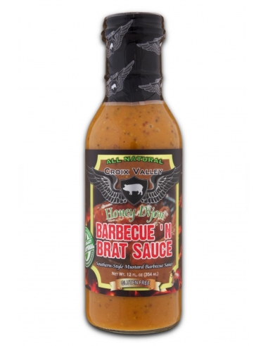 Croix Valley Honey Dijon BBQ Brat Sauce 354m