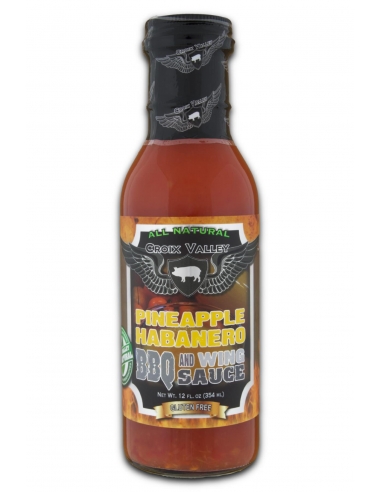 Croix Valley Pineapple Habanero BBQ and Wing Sauce 354mL x 1