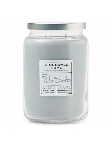 Stonewall Kitchen Palo Santo Large Apothecary Candle x 1