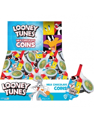 Looney Tunes Choc Monedas 30g x 24