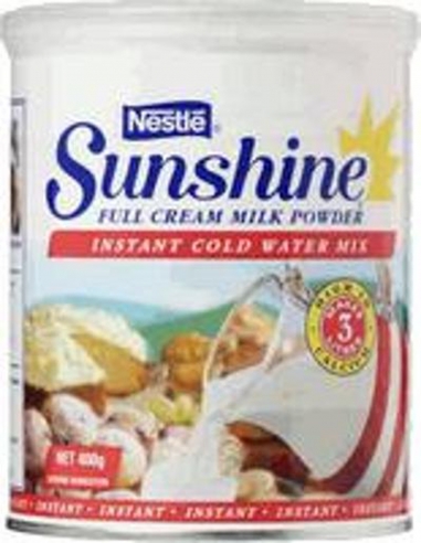 Sunshine Leche Entera Instantánea 400g