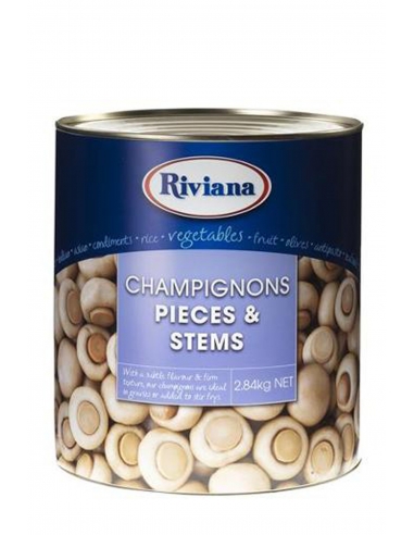 Riviana Foods Trozos Y Tallos Champiñones 2.84kg