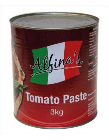 Alfinas Pasta De Tomate Italiana Lata 3 Kg