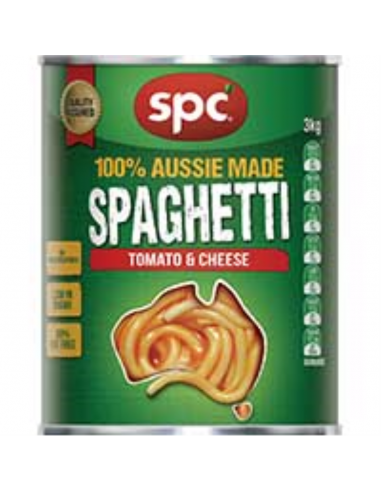 Spc Espaguetis En Salsa De Tomate Y Queso Lata 3,1 Kg