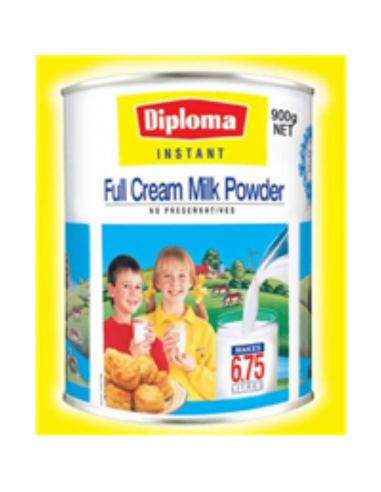 Diploma Melkpoeder Volle Crème 900 Gr Blik