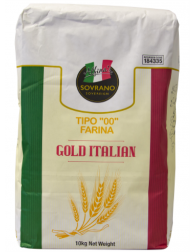 Alfinas Sovrano Farine 00 Or Italienne Sac de 10 Kg