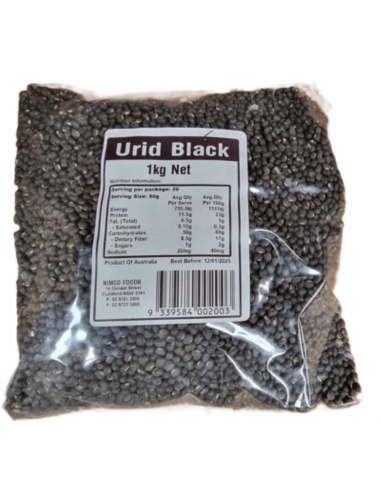 Nimco Urad Black Ganze 1-kg-Packung