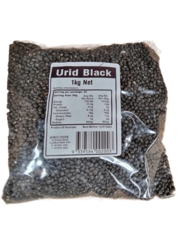 Nimco Urad Negro Entero Paquete 1 Kg