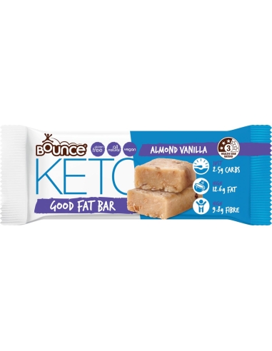 Bounce Keto Good Fat Bar Mandorle Vaniglia 35 g x 15