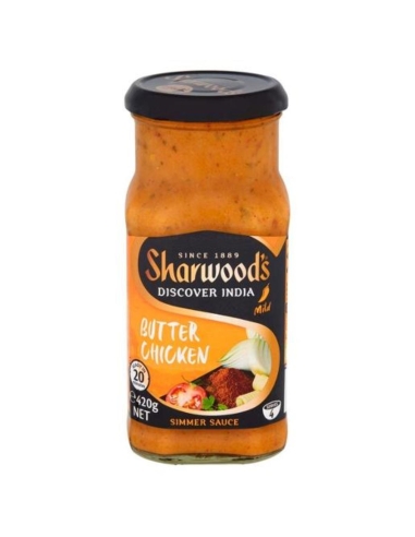 Sharwoods Sauce pour mijoter le poulet au beurre 420 g x 6