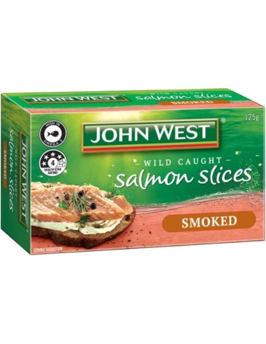 John West Smoked Salmon Slices 125gm x 1