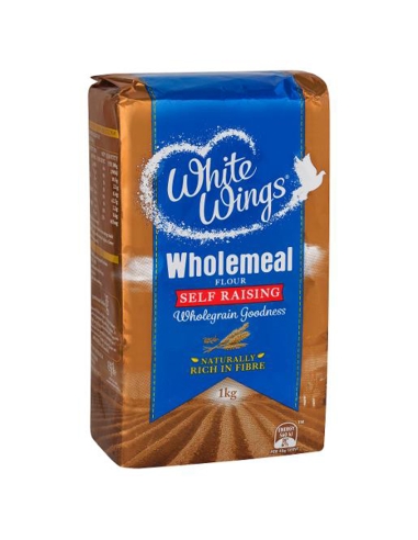 White Wings 全粒粉セルフレイジング小麦粉 1kg