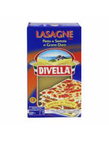 Divella Feuilles de Lasagnes de Pâtes Instantanées No 18 Sachet de 500 Gr