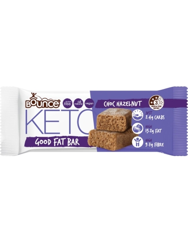 Bounce Keto Good Fat Bar Choc Hazelnoot 35g x 15