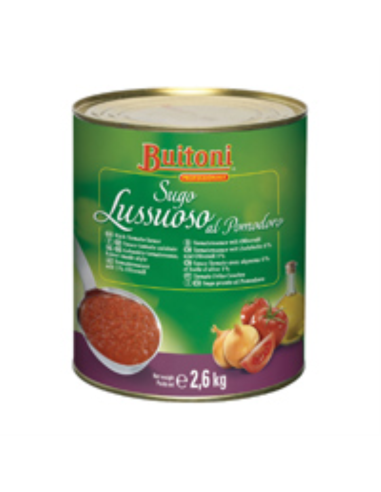 Buitoni Salsa Rica De Tomate Salsa De Tomate Lujosa Lata 2,6 Kg