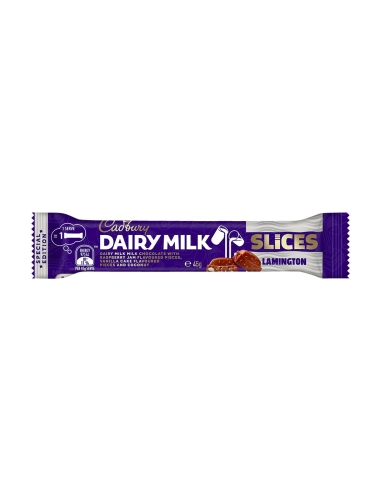 Cadbury Mleko mleczne Lamington Slices Bar 45g x 48