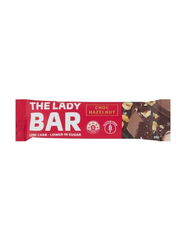 The Lady Bar Chocolade Hazelnoot 50g x 10