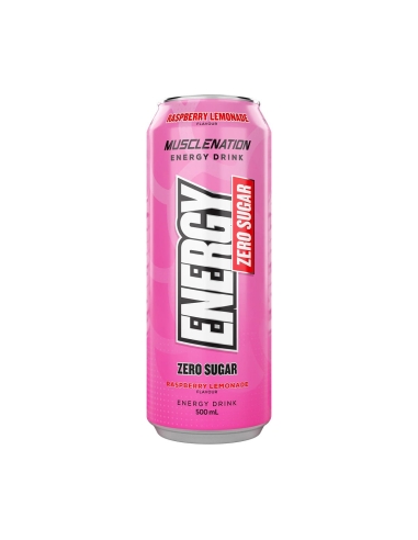 Een spiervolk Energy Raspberry Lemonade 500 ml x 12