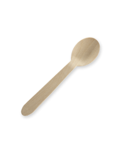 Biopak Wooden Teaspoons 10cm 100 Pack x 1