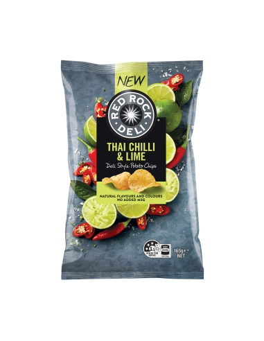 Red Rock Deli Peperoncino tailandese e lime 165g