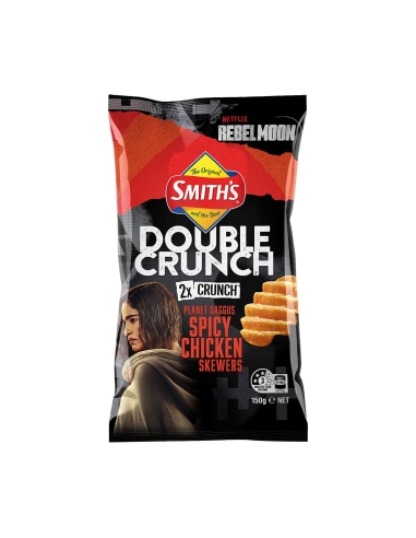 Smiths Doble Crunch Spicy Chicken Skewers 150g x 1