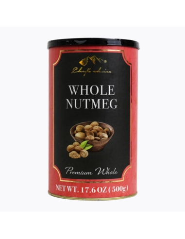 Chefs Choice Nutmeg Whole 500 Gr Cada