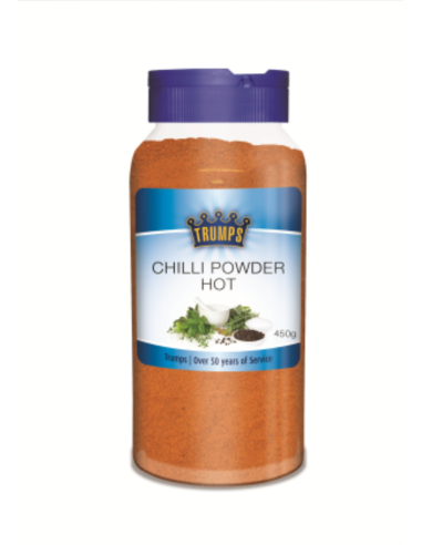 Trumps Chilli Powder caliente 450 Gr Can