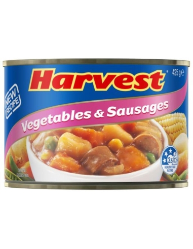 Harvest Vegetable And Sausages 425gm x 1