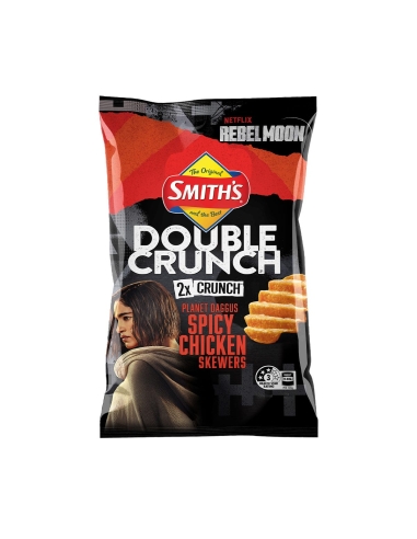 El doble crujiente planeta de Smith Daggus Spicy Chicken Skewers 80g x 12