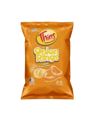 Thins Onion Ring original Roast Onion 45g x 12