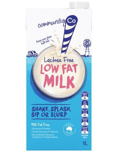 Community Co Leche libre de lactosa baja grasa 1l