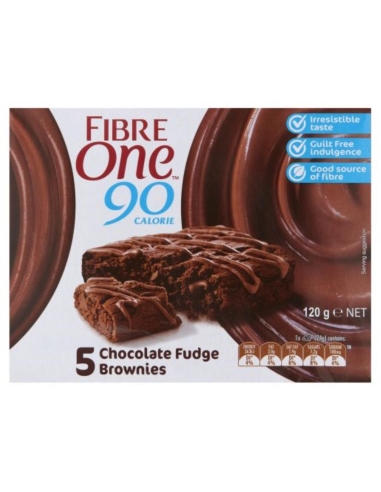 Fibre One チョコレートファッジブラウンバー120gm