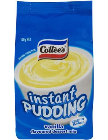 Cottees Vanilla Instant Puvention 100gm x 12