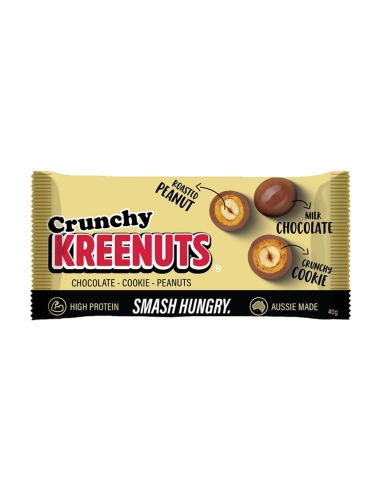 Kreenuts Biscuits au Chocolat au Lait Cacahuètes 39g x 12