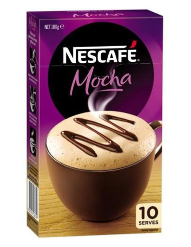 Nescafe Mocha koffie mengsels 10 verpakkingen x 6